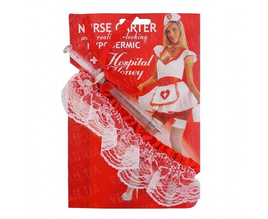 Товар распродан - Подвязка медсестры + шприц - Эротические костюмы, фото 1 Товар распродан - Подвязка медсестры + шприц - Эротические костюмы, фото 1