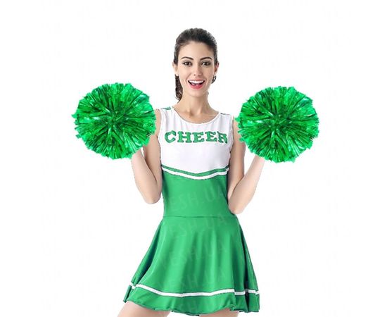 Товар распродан - Помпон черлидера Pom Poms зеленый - Карнавальные аксессуары, фото 1 Товар распродан - Помпон черлидера Pom Poms зеленый - Карнавальные аксессуары, фото 1