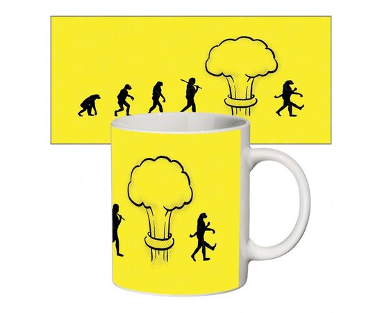 Товар распродан - Прикольная чашка Эволюция - Чашки, фото 1