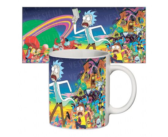Товар распродан - Прикольная чашка Rick and Morty #1 - Чашки, фото 1