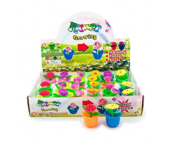 Товар распродан - Растущий Цветок в горшке средний - Детские Игровые фигурки, фото 1