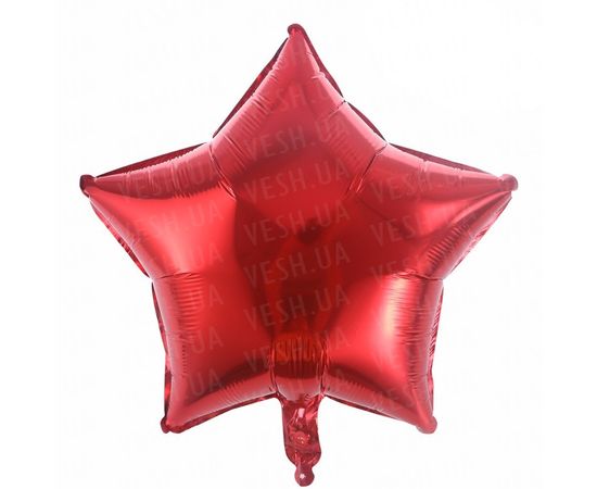 Товар распродан - Шарик (45см) Звезда красная - Шары воздушные, фото 1