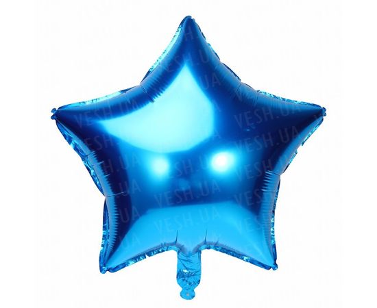 Товар распродан - Шарик (45см) Звезда синяя - Шары воздушные, фото 1