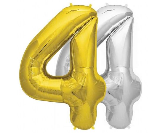 Товар распродан - Шарик Цифра 45 см 4 - Шары воздушные, фото 1