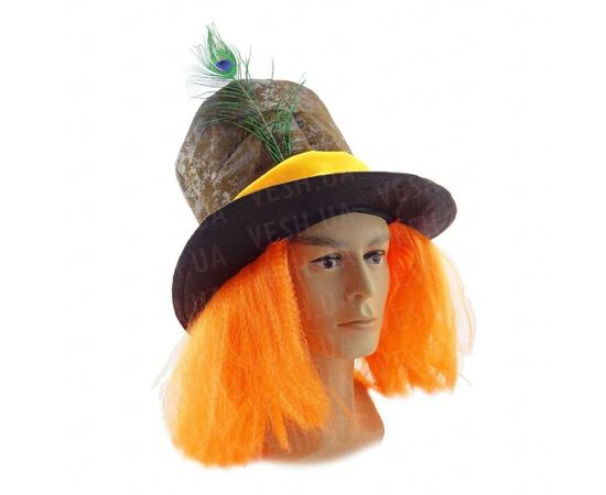 Товар распродан - Шляпа Безумного Шляпника с париком - Карнавальные шляпы, фото 1 Товар распродан - Шляпа Безумного Шляпника с париком - Карнавальные шляпы, фото 1