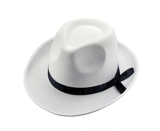 Товар распродан - Шляпа Мужская белая - Карнавальные шляпы, фото 1