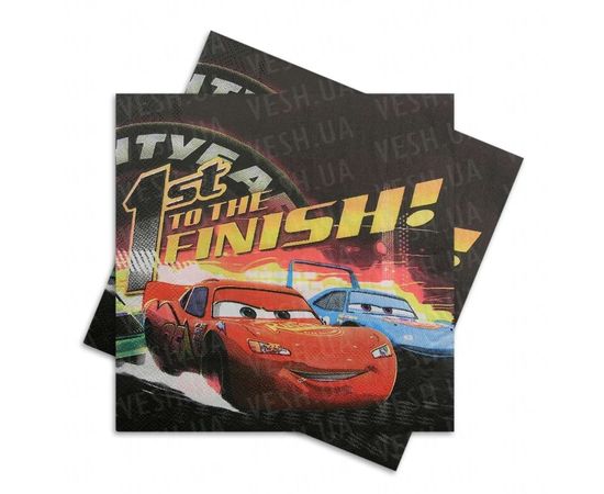 Товар распродан - Салфетки Тачки уп. 20 шт - Скатерти, фото 1