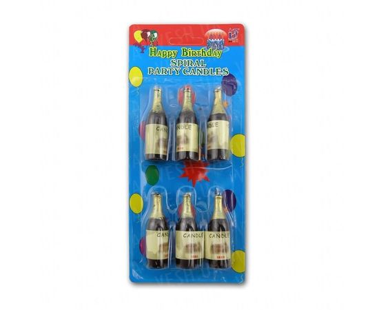 Товар распродан - Свечи Бутылка Шампанского - Свечи для торта, фото 1