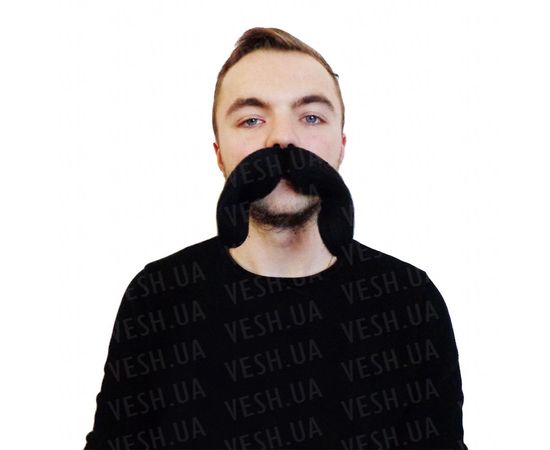 Товар распродан - Усы Казака с колечком - Карнавальные аксессуары, фото 1