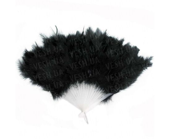 Товар распродан - Веер перо черный - Веера, фото 1
