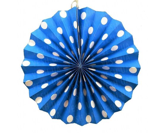 Товар распродан - Веерный круг картон 30 см лазурный 0003 - Аксессуары для праздника, фото 1 Товар распродан - Веерный круг картон 30 см лазурный 0003 - Аксессуары для праздника, фото 1