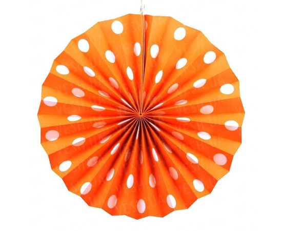 Товар распродан - Веерный круг картон 30 см оранжевый 0011 - Аксессуары для праздника, фото 1 Товар распродан - Веерный круг картон 30 см оранжевый 0011 - Аксессуары для праздника, фото 1
