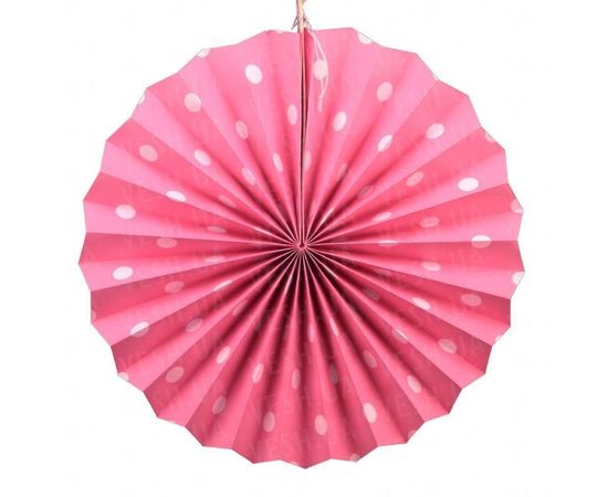 Товар распродан - Веерный круг картон 30 см розовый 0020 - Аксессуары для праздника, фото 1 Товар распродан - Веерный круг картон 30 см розовый 0020 - Аксессуары для праздника, фото 1