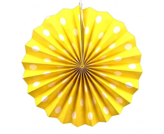 Товар распродан - Веерный круг картон 30 см желтый 0019 - Аксессуары для праздника, фото 1 Товар распродан - Веерный круг картон 30 см желтый 0019 - Аксессуары для праздника, фото 1
