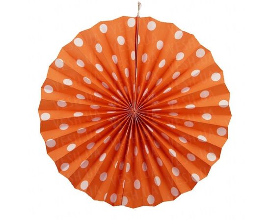 Товар распродан - Веерный круг картон 40 см оранжевый 0011 - Аксессуары для праздника, фото 1 Товар распродан - Веерный круг картон 40 см оранжевый 0011 - Аксессуары для праздника, фото 1