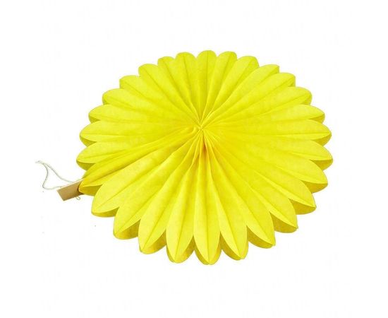 Товар распродан - Веерный круг тишью 20 см желтый 0019 - Аксессуары для праздника, фото 1 Товар распродан - Веерный круг тишью 20 см желтый 0019 - Аксессуары для праздника, фото 1