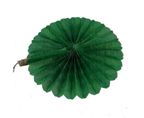 Товар распродан - Веерный круг тишью 25 см темно зеленый 0026 - Аксессуары для праздника, фото 1 Товар распродан - Веерный круг тишью 25 см темно зеленый 0026 - Аксессуары для праздника, фото 1