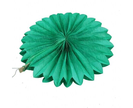 Товар распродан - Веерный круг тишью 25 см зеленый 0015 - Аксессуары для праздника, фото 1 Товар распродан - Веерный круг тишью 25 см зеленый 0015 - Аксессуары для праздника, фото 1