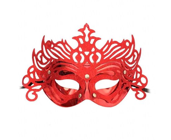 Товар распродан - Венецианская маска Изабелла красная - Карнавальные маски, фото 1