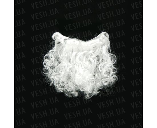 Товар распродан - Борода Деда Мороза 20 см маленькая - Карнавальные аксессуары, фото 1