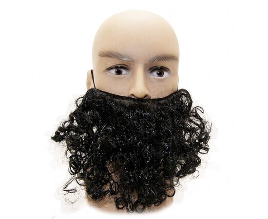 Товар распродан - Борода накладная черная - Карнавальные аксессуары, фото 1