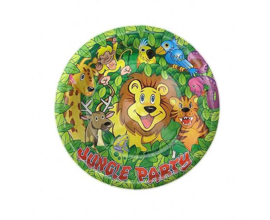 Товар распродан - Бумажные тарелки диам.18 см Джунгли уп. 10 шт - Одноразовая посуда, фото 1 Товар распродан - Бумажные тарелки диам.18 см Джунгли уп. 10 шт - Одноразовая посуда, фото 1