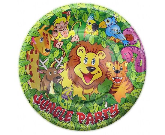 Товар распродан - Бумажные тарелки диам.23 см Тортик уп. 10 шт - Одноразовая посуда, фото 1