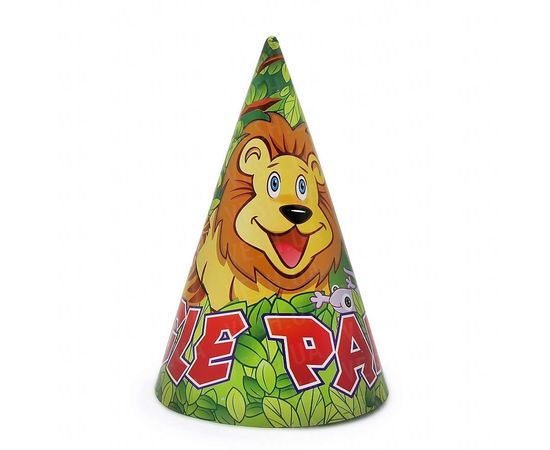 Товар распродан - Бумажный Колпачок 20 см Джунгли уп. 10 шт - Аксессуары для праздника, фото 1 Товар распродан - Бумажный Колпачок 20 см Джунгли уп. 10 шт - Аксессуары для праздника, фото 1