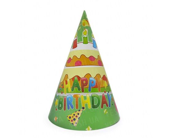 Товар распродан - Бумажный Колпачок 20 см Тортик уп. 10 шт - Аксессуары для праздника, фото 1 Товар распродан - Бумажный Колпачок 20 см Тортик уп. 10 шт - Аксессуары для праздника, фото 1