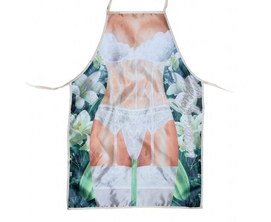 Товар распродан - Фартук прикольный Белое белье - Фартуки передники, фото 1
