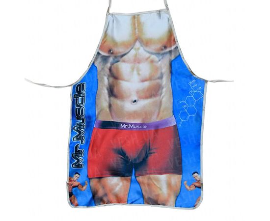 Товар распродан - Фартук прикольный Мистер Мускул - Фартуки передники, фото 1 Товар распродан - Фартук прикольный Мистер Мускул - Фартуки передники, фото 1
