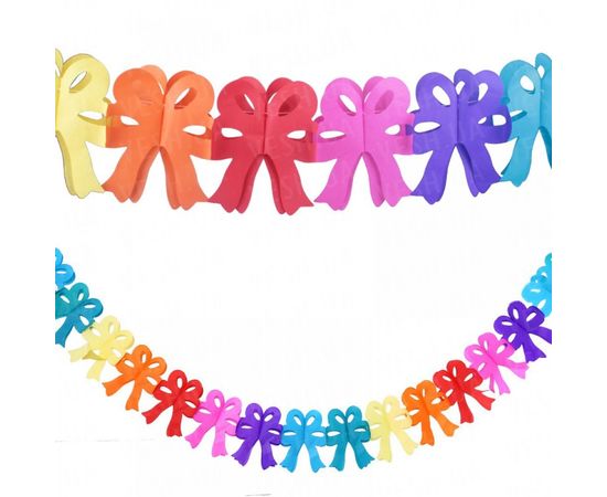 Товар распродан - Гирлянда 3D Бантик - Аксессуары для праздника, фото 1