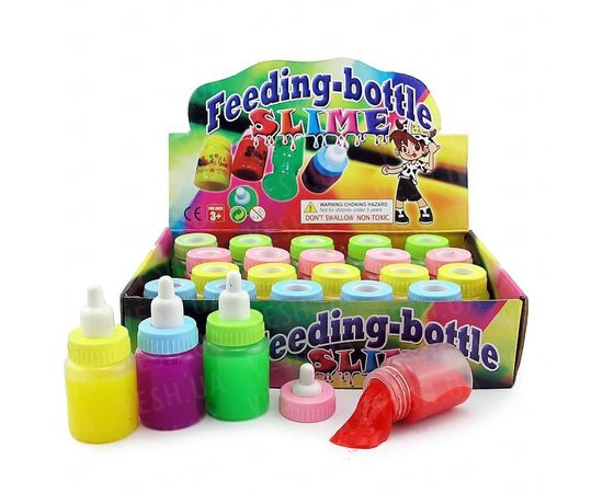 Товар распродан - Лизун слим Бутылочка маленькая - Пластилин, фото 1