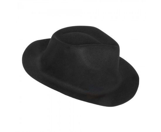 Товар распродан - Шляпа детская Мафия флок черная - Карнавальные шляпы, фото 1