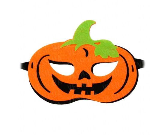Товар распродан - Маска фетровая детская Тыква - Карнавальные маски, фото 1