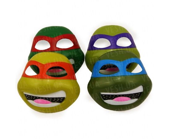 Товар распродан - Маска пластик Черепашка Ниндзя - Карнавальные маски, фото 1