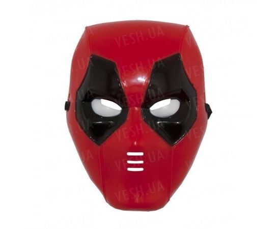 Товар распродан - Маска пластик Дедпул - Карнавальные маски, фото 1