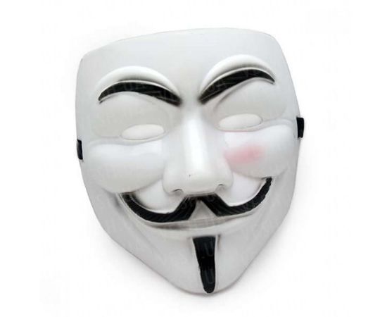 Товар распродан - Маска пластик Гая Фокса - Карнавальные маски, фото 1
