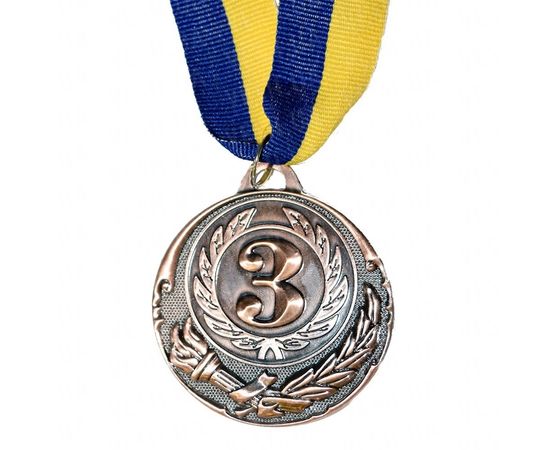 Товар распродан - Медаль Спортивная большая бронза - Сувенирные значки награды, фото 1