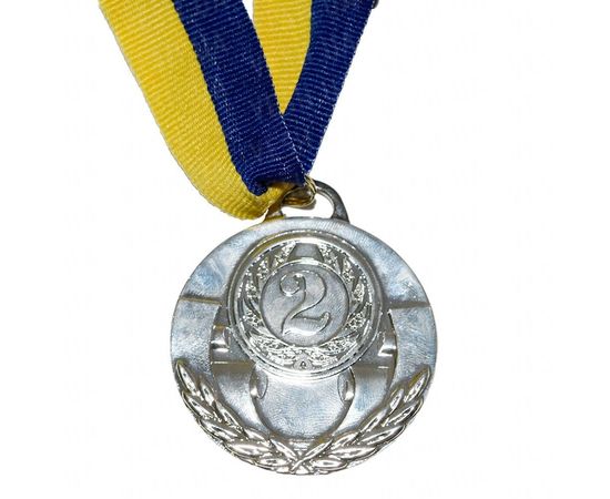 Товар распродан - Медаль Спортивная маленькая серебро - Сувенирные значки награды, фото 1