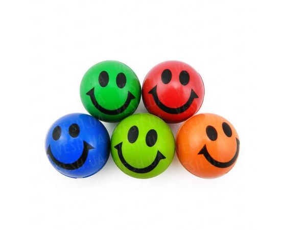 Товар распродан - Мячик попрыгунчик 27мм Смайлик - Мячи детские, фото 1