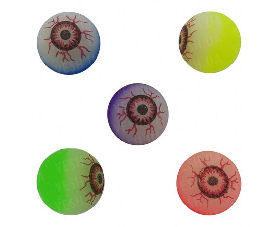 Товар распродан - Мячик попрыгунчик 32мм Глазки - Мячи детские, фото 1