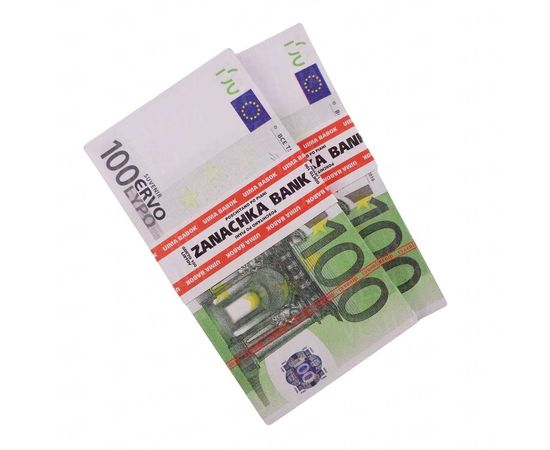 Товар распродан - Пачка денег по 100 евро - Сувенирные деньги, фото 1