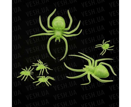 Товар распродан - Пауки светонакопительные уп. 6 шт - Аксессуары для праздника, фото 1 Товар распродан - Пауки светонакопительные уп. 6 шт - Аксессуары для праздника, фото 1