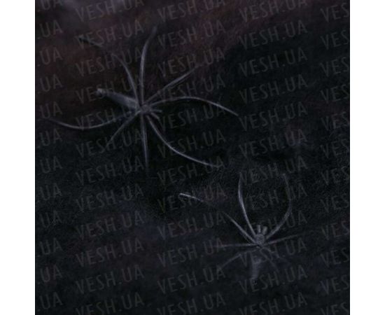 Товар распродан - Паутина цветная с пауками черная - Аксессуары для праздника, фото 1 Товар распродан - Паутина цветная с пауками черная - Аксессуары для праздника, фото 1