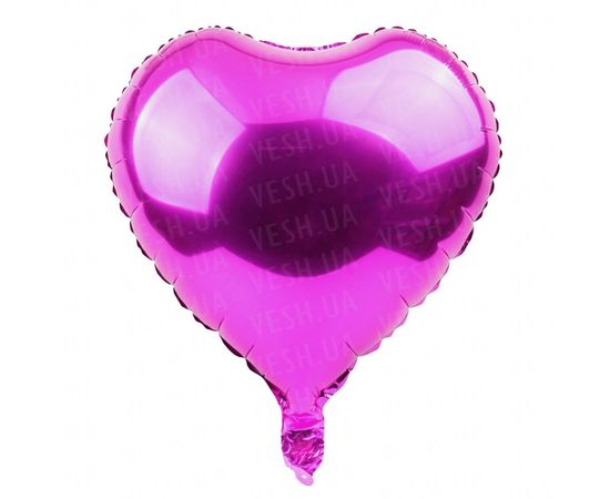 Товар распродан - Шарик (45см) Сердечко малиновое - Шары воздушные, фото 1