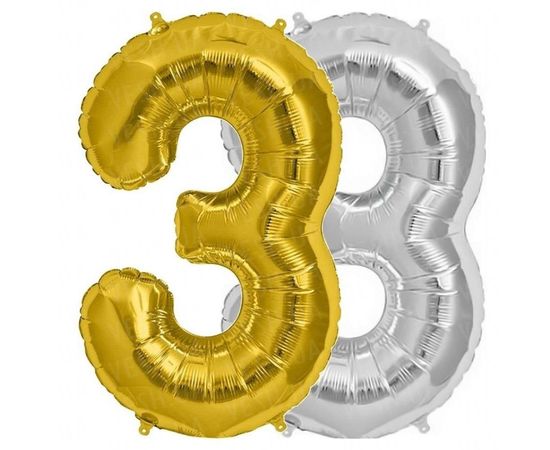 Товар распродан - Шарик Цифра 45 см 3 - Шары воздушные, фото 1