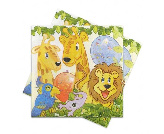Товар распродан - Салфетки Джунгли уп. 20 шт - Скатерти, фото 1