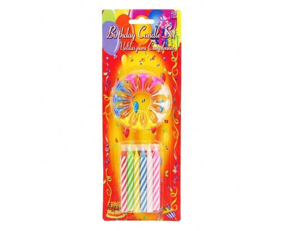 Товар распродан - Свечи с подставками средние уп. 12 шт. - Свечи для торта, фото 1