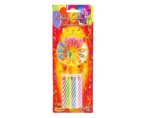 Товар распродан - Свечи с подставками средние уп. 12 шт - Свечи для торта, фото 1